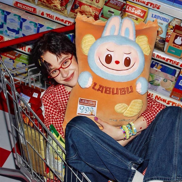 POP MART Other - Labubu The Monsters WaCkY MaRt - CHIPS PILLOW
